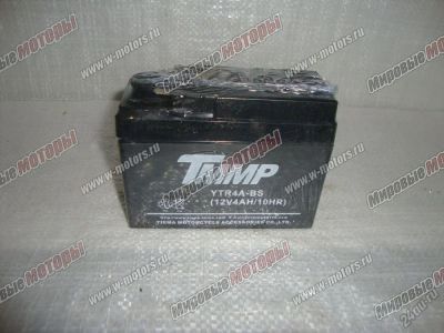 Лот: 5840708. Фото: 1. Аккумулятор 12В 4Ач TMMP/JYG YTR4A-BS... Запчасти