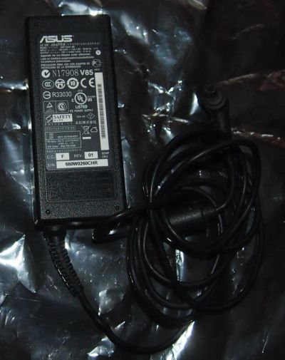 Лот: 6009318. Фото: 1. Зарядное для ноутбука Asus (220... Корпуса, блоки питания