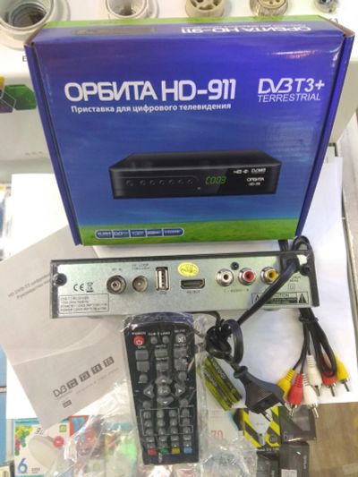 Лот: 13937800. Фото: 1. Цифровая приставка Т2 Орбита rf... Цифровое, спутниковое ТВ