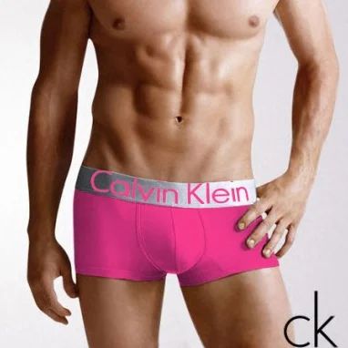Лот: 3238430. Фото: 1. мужские трусы Calvin Klein, розовые. Нижнее бельё