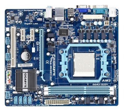 Лот: 5019102. Фото: 1. Материнская плата Gigabyte GA-M68MT-S2P. Материнские платы