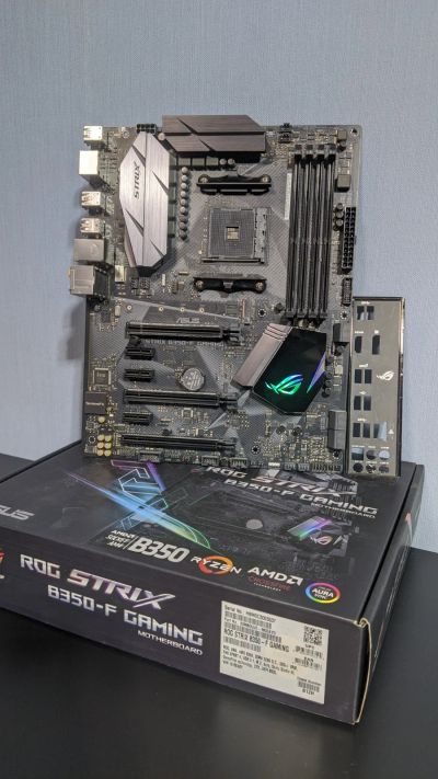 Лот: 17637339. Фото: 1. Комплект Ryzen 5 3600 Asus Rog... Комплекты запчастей