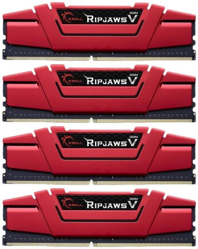 Лот: 17965517. Фото: 1. 32Gb (4x8Gb) DDR4 G.Skill RIPJaWS... Оперативная память