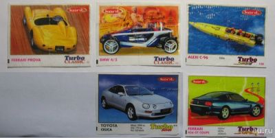 Лот: 8975638. Фото: 1. Вкладыши Turbo (Classic, Sport... Наклейки, карточки, вкладыши