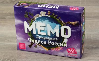 Лот: 12720043. Фото: 1. Нескучные игры: Мемо "Природные... Настольные игры, карты