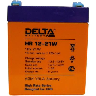 Лот: 24949151. Фото: 1. Аккумулятор Delta HR12-5.8 (12V... ИБП, аккумуляторы для ИБП