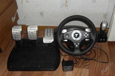 Лот: 1251656. Фото: 1. Гоночный руль "Thrustmaster Rally... Рули, джойстики