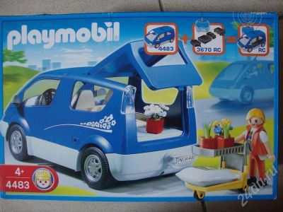 Лот: 442786. Фото: 1. Playmobil Цветочный фургон с дистанционным... Конструкторы