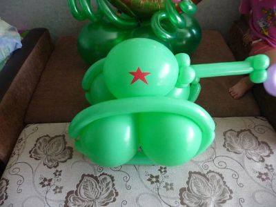 Лот: 5114911. Фото: 1. шары танк 23 февраля подарок. Воздушные шары