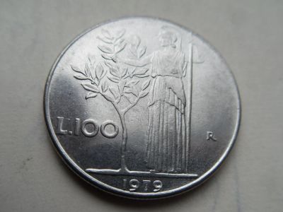 Лот: 8577053. Фото: 1. Италия 100 лир 1979. Европа