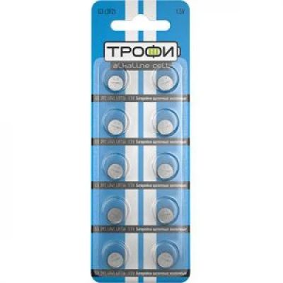 Лот: 15011793. Фото: 1. Батарейка ТРОФИ G3 LR41 (392... Батарейки, аккумуляторы, элементы питания