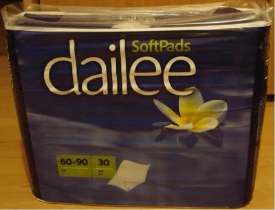 Лот: 9936734. Фото: 1. Одноразовые пелёнки Dailee. Размер... Реабилитация, уход за больными