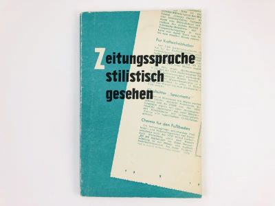 Лот: 23292178. Фото: 1. Zeitungssprache stilistisch gesehen... Другое (учебники и методическая литература)