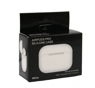 Лот: 15885528. Фото: 1. Чехол для AirPods Pro Slim (белый... Чехлы, бамперы
