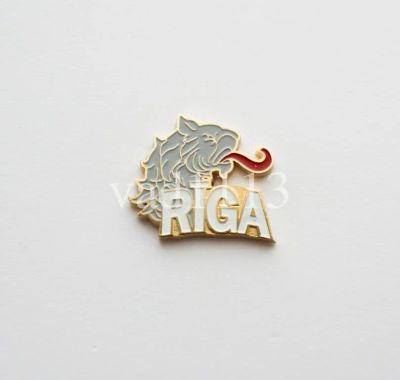Лот: 10971303. Фото: 1. Хоккей значок ХК Рига Латвия. Сувенирные