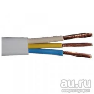 Лот: 15653462. Фото: 1. Кабель ШВВП 3*0,75. Провода, кабели