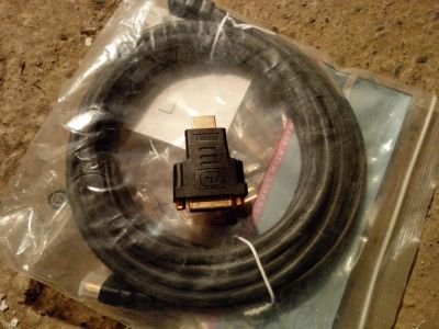 Лот: 10619504. Фото: 1. Переходник dvi-d(f)/hdmi(m) черный... Шнуры, кабели, разъёмы