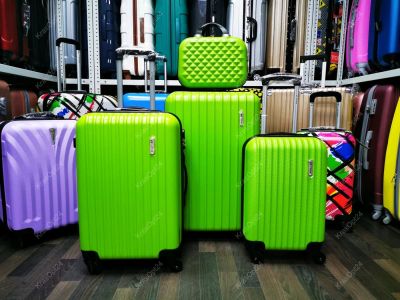 Лот: 14455107. Фото: 1. Чемодан Мини "Krabi" Салатовый-3... Чемоданы и сумки дорожные