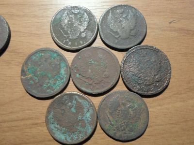 Лот: 11005019. Фото: 1. 7 двух копеечтых монет ,состояние... Россия до 1917 года