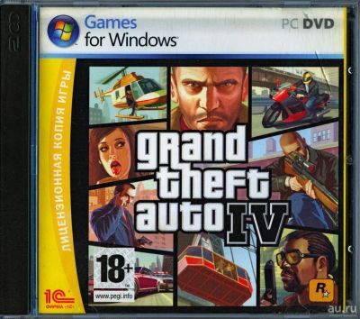 Лот: 9762716. Фото: 1. Grand Theft Auto IV, 2008 (PC-DVD... Игры для ПК