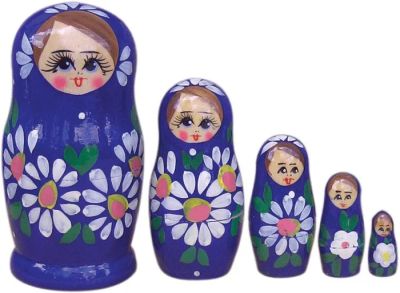 Лот: 4125400. Фото: 1. Матрешка "Гуашевая" 5в1 12см. Развивающие