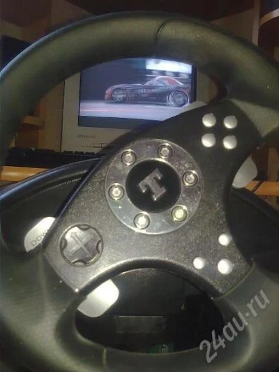 Лот: 165148. Фото: 1. руль thrustmaster rallye gt force... Рули, джойстики