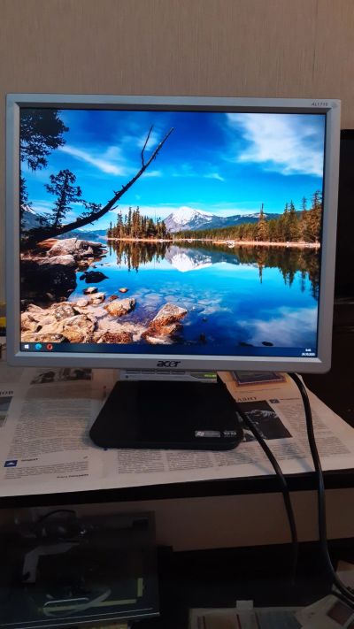 Лот: 16724269. Фото: 1. Монитор acer al1716a. ЖК-мониторы