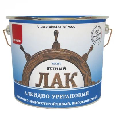 Лот: 6082751. Фото: 1. Неомид Neomid яхтный лак (2,5... Краски, лаки, растворитель