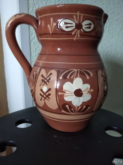 Лот: 15594476. Фото: 1. Кувшин с цветами. Кувшины, графины