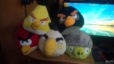 Лот: 8541868. Фото: 1. Angry Birds 5шт. Мягкие