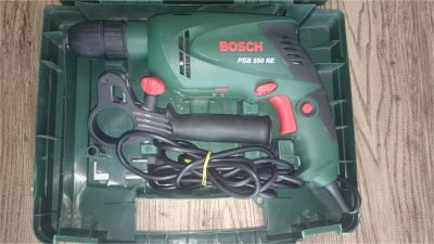 Лот: 10231428. Фото: 1. Дрель ударная Bosch PSB 550 RE... Электроинструмент