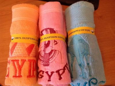 Лот: 3875901. Фото: 1. Полотенца яркие из Египта 100... Скатерти, салфетки