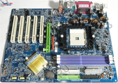 Лот: 712537. Фото: 1. Материнская плата GigaByte GA-K8NS... Материнские платы