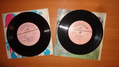 Лот: 18097097. Фото: 1. " Джан и Мирей Матье " 2 маленькие... Аудиозаписи