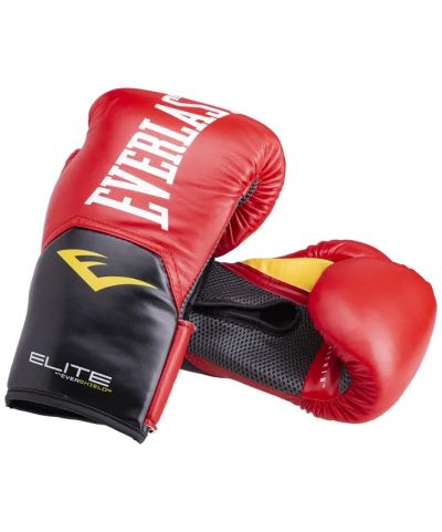 Лот: 22353425. Фото: 1. Перчатки боксерские Everlast Elite... Одежда для боевых искусств