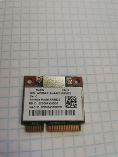Лот: 16744889. Фото: 1. Wifi atheros ar5b22. WiFi, Bluetooth адаптеры