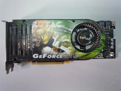 Лот: 1233380. Фото: 1. GeForce 8800 GTX 768Mb 384bit. Видеокарты
