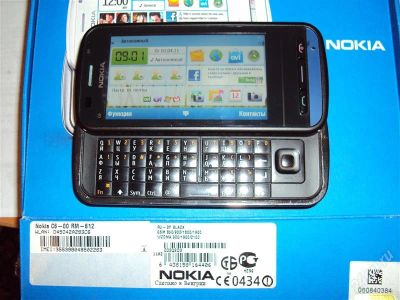 Лот: 1533891. Фото: 1. nokia c6-00 black. Смартфоны
