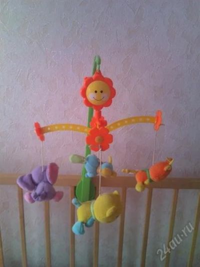 Лот: 2236022. Фото: 1. Игрушка музыкальная на кроватку. Для младенцев