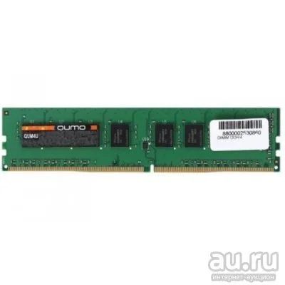 Лот: 11188032. Фото: 1. DDR-4 4Gb QUMO (QUM4U-4G2133KK15... Оперативная память