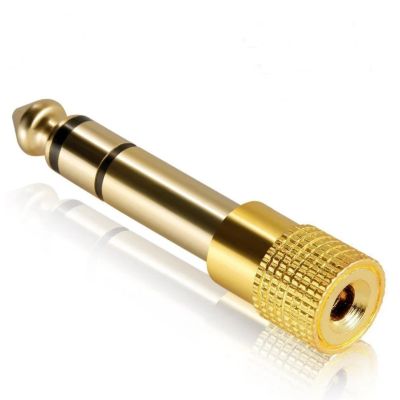 Лот: 18819325. Фото: 1. Переходник LG 6.3 - 3.5 mm jack... Шнуры, кабели, разъёмы