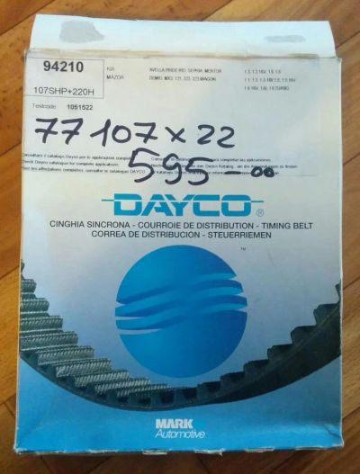 Лот: 10848695. Фото: 1. Ремень зубчатый ГРМ Dayco 94210... Расходные материалы