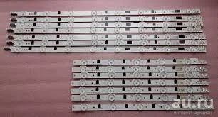 Лот: 15231680. Фото: 1. LED Strip D2GE-390SCA-R3, panel... Запчасти для телевизоров, видеотехники, аудиотехники