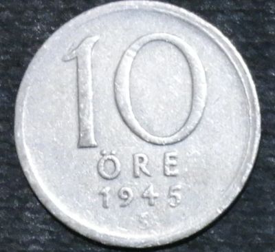 Лот: 12148480. Фото: 1. Швеция. 1945 год. Серебро. Остальные страны