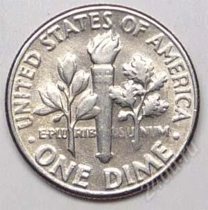 Лот: 1568859. Фото: 1. США. 10 цент 1979г. Америка