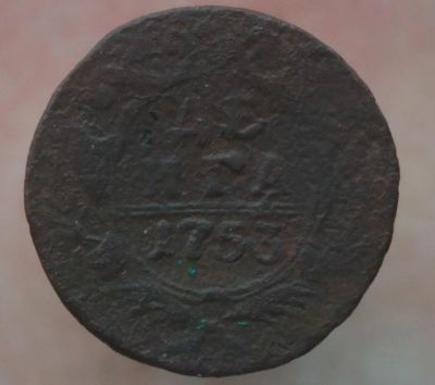 Лот: 7074287. Фото: 1. Деньга 1753 год. Остальные страны