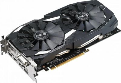 Лот: 19081183. Фото: 1. Видеокарта RX580 4Gb Asus DUAL-RX580-O4G. Видеокарты