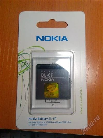 Лот: 1055045. Фото: 1. Аккумулятор Nokia BL-6P. Аккумуляторы