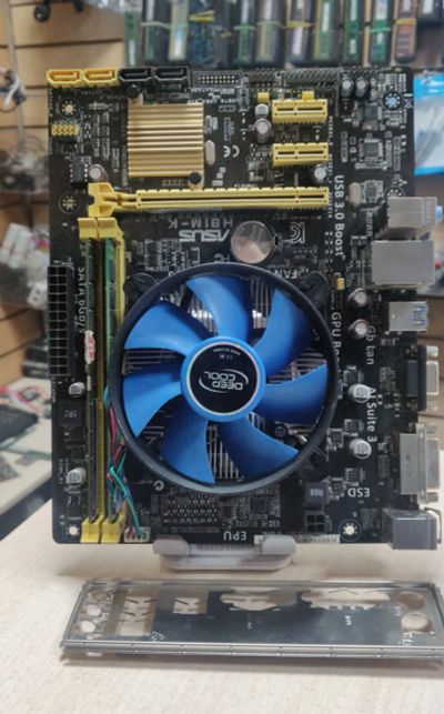 Лот: 21065670. Фото: 1. Комплект i3-4170/8GbDDR3/LGA1150... Комплекты запчастей
