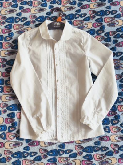 Лот: 15558094. Фото: 1. Рубашка белая. Рубашки, блузки, водолазки